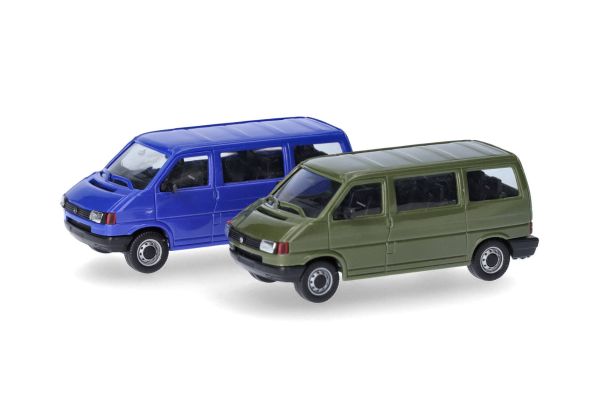 HER012805-002 - VOLKSWAGEN T4 vert et bleu - 2 pièces à assembler - 1