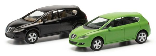 HER013970 - SEAT Leon noire et verte en kit - 2 pièces - 1