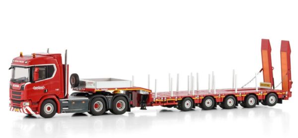 WSI02-3028 - SCANIA R CR20N 6x4 avec porte engins 5 Essieux NOOTEBOOM - 1