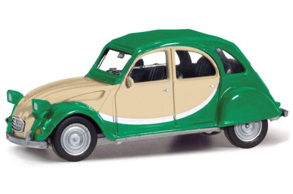 HER020817-007 - CITROEN 2CV Charleston vert et beige - 1