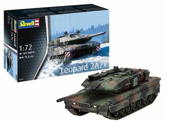 REV03355 - Char LEOPARD 2 A7V à assembler et à peindre - 1