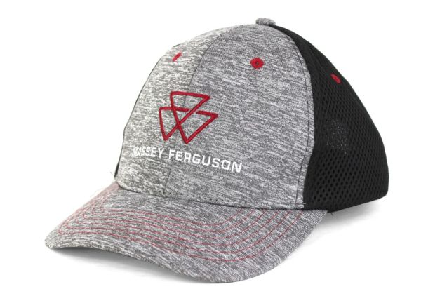 03446 - Casquette MASSEY FERGUSON grise avec arrière en maille noire - 1