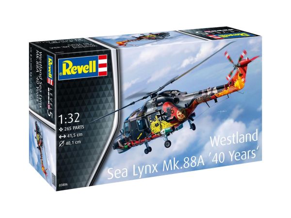 REV03806 - Hélicoptère Westland Sea Lynx MK.88A – Édition spéciale 40 ans à assembler et à peindre - 1