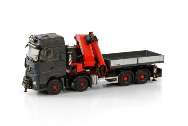 WSI04-2139 - MERCEDES-BENZ Arocs Big Space 8x4 porteur avec grue de déchargement PALFINGER PK 165.002 TEC7 + JIB - 1