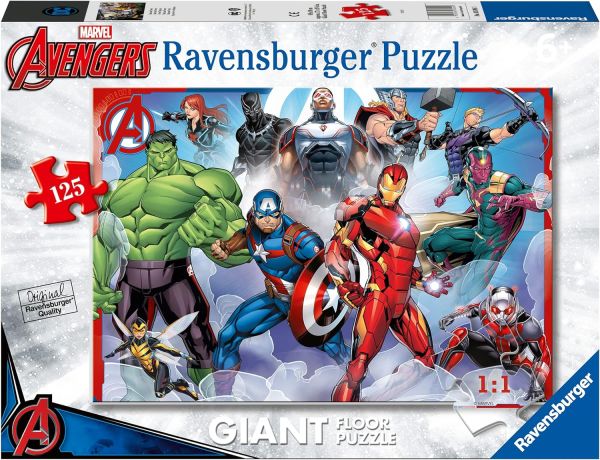 RAV056439 - Puzzle Géant 125 Pièces Marvel AVENGERS - 1