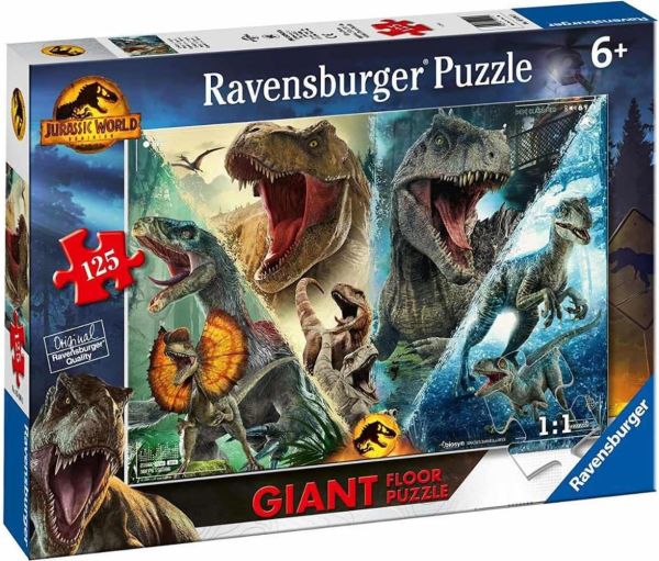 RAV056903 - Puzzle Géant 125 Pièces JURASSIC WORLD - 1