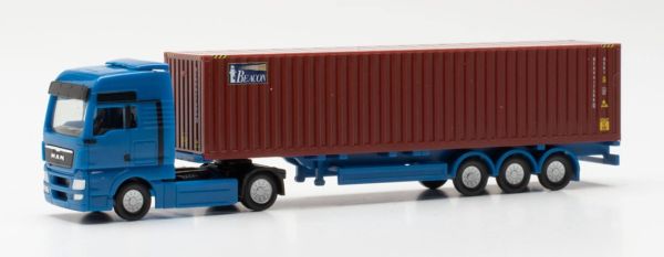 HER066839 - MAN TGX XXL 4x2 avec porte container 3 Essieux avec container BEACON - 1