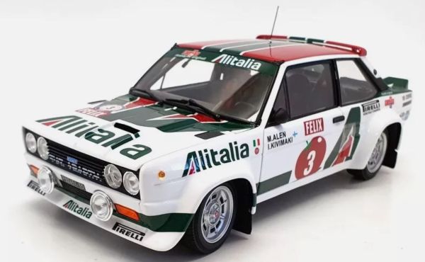 KYO08376E - FIAT 131 Abarth #3 Rallye des 1000 Lakes 1978 M.ALEN / I.KIVIMAKI - 1