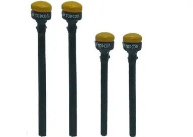 GF107-SET-2 - Mâts GPS TOPCON GX55 pour Bulldozer - 2x34mm et 2x24mm - 1