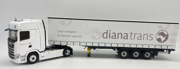 ELI118185 - SCANIA 500 S 4x2 avec remorque bâchée 3 Essieux – Transport DIANA - 1