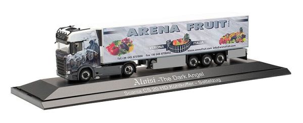 HER122269 - SCANIA CS 20 HD 4x2 avec remorque frigo 3 essieux ALNISI - 1