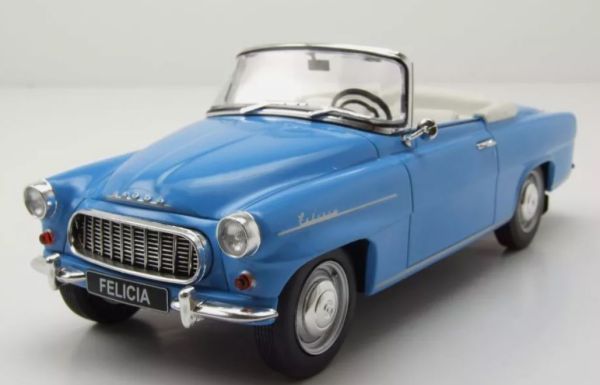 WBXWB124228 - SKODA Felicia Cabriolet 1959 Bleu - 1