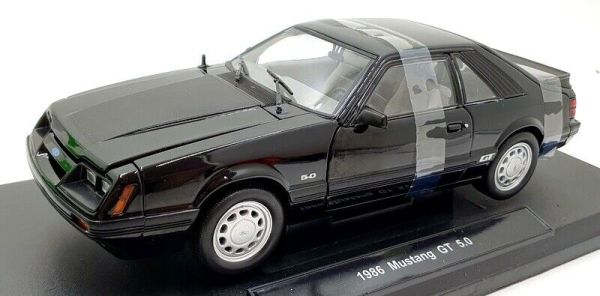 WEL12526NOIR - FORD Mustang GT 5.0 1986 Noir - 1