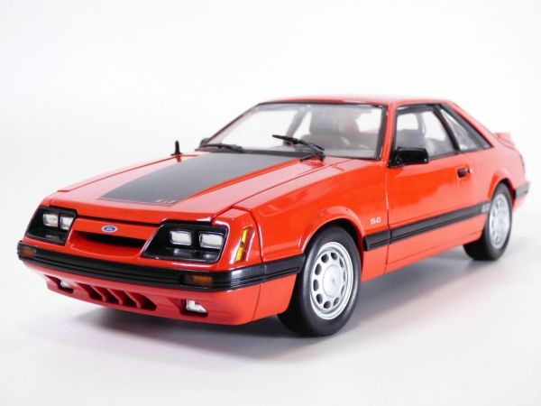 WEL12526ROUGE - FORD Mustang GT 5.0 1986 Rouge - 1