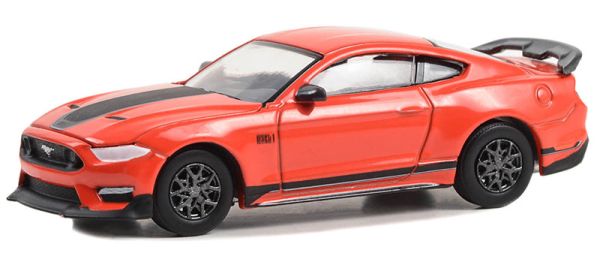 GREEN13340-E - FORD Mustang Mach 1 2021 rouge de la série THE STAMPEDE sous blister - 1