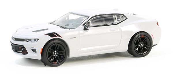 GREEN13350-E - CHEVROLET Camaro SS 2018 Blanc de la série GL MUSCLE sous blister - 1