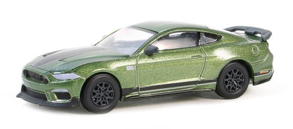 GREEN13350-F - FORD Mustang MacH 1 2022 Vert de la série GL MUSCLE sous blister - 1