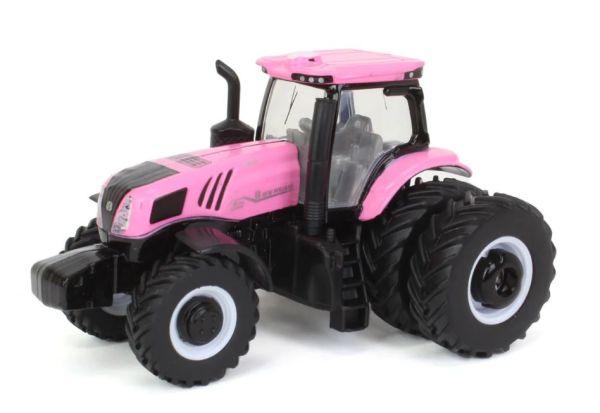 ERT13997 - NEW HOLLAND T8.380 avec roues jumelées arrière Rose - 1