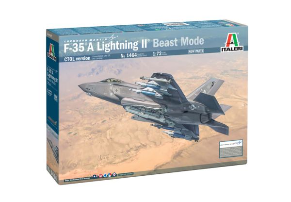 ITA1464 - F-35A Lighting II Beast Mode gris - 1