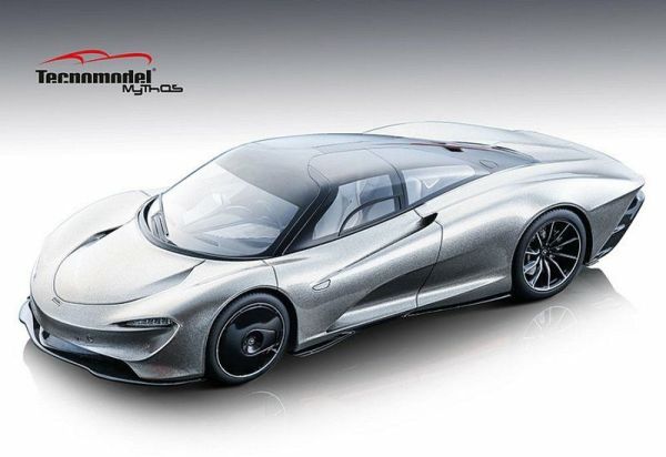 TM18-EX08C - McLAREN Speedtail Rallye Villa d'Este 2019 argent – Limitée à 49 ex. - 1