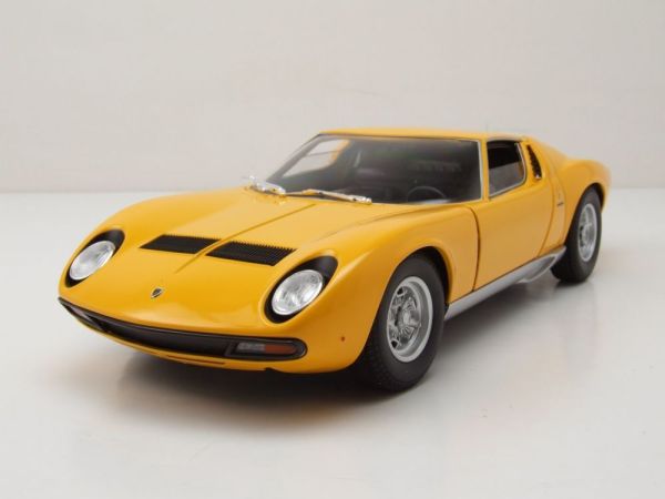 WEL18017JAUNE - LAMBORGHINI Miura P400 1971 jaune - 1