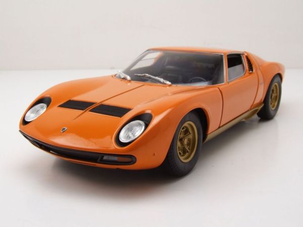 WEL18017ORANGE - LAMBORGHINI Miura P400 1971 orange - 1