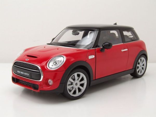 WEL18050ROUGE - MINI Cooper Hatch 2014 Rouge et noir - 1