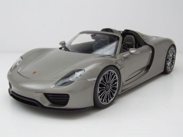 WEL18051CABGRIS - PORSCHE 918 spyder cabriolet 2012 gris - 1