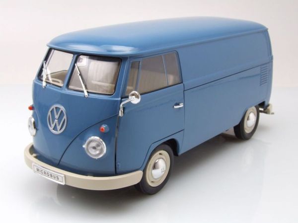 WEL18053BLEU - VOLKSWAGEN Type 1 van 1963 bleu - 1