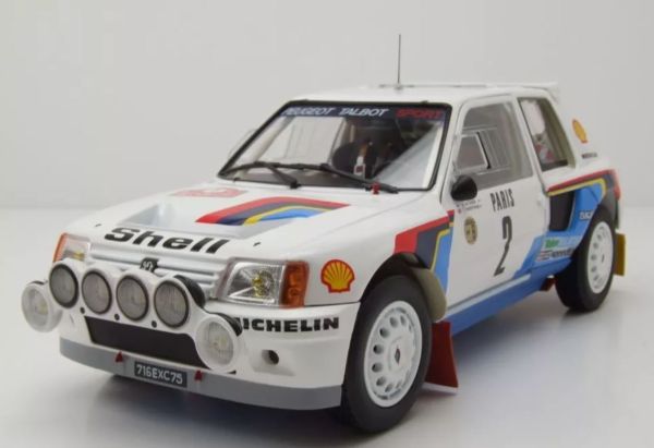 NOREV184864 - PEUGEOT 205 T16 1985  Monte-Carlo Blanc #2 Ari Vatanen 1:18 - 1