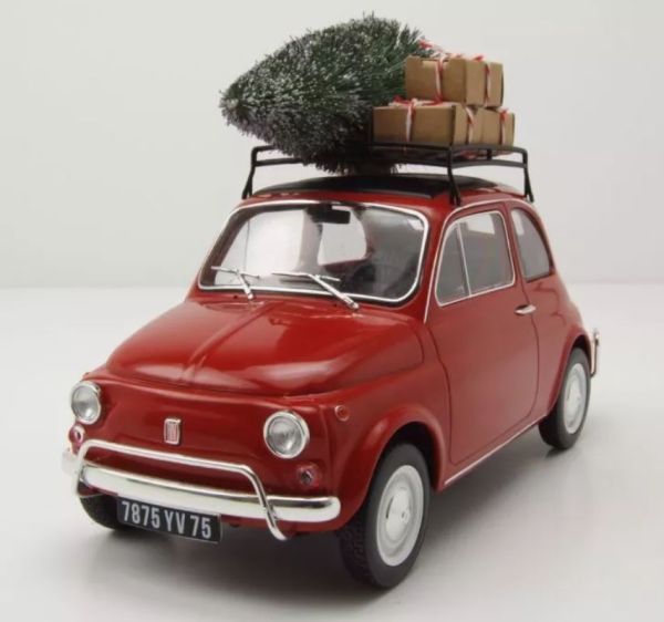 NOREV187779 - FIAT 500 L 1968 rouge Noël - 1