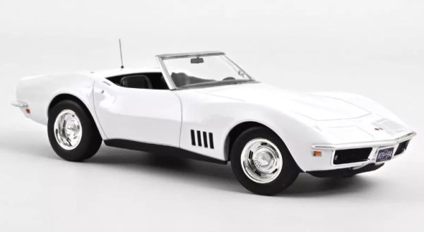 NOREV189038 - CHEVROLET Corvette Cabriolet 1969 Blanc - 1