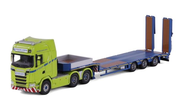 CAV20-1268 - SCANIA S Highline 6x4 avec porte engins 3 Essieux NORDIC Crane - 1