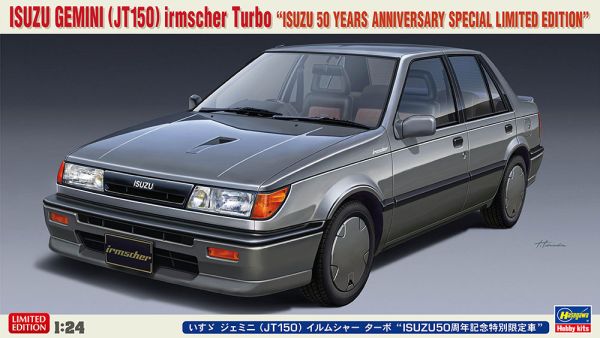 HAW20586 - ISUZU Gemini Irmscher Turbo - 50e Anniversaire ISUZU édition spéciale à assembler et à peindre - 1