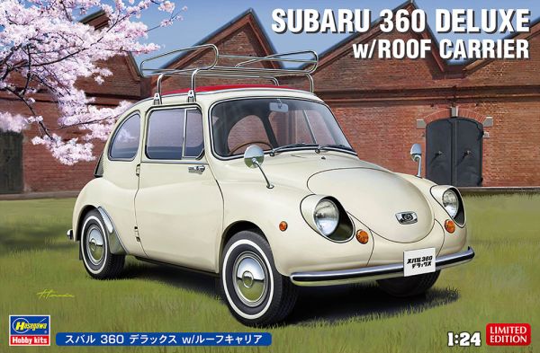 HAW20622 - SUBARU 360 Deluxe avec porte bagages à assembler et à peindre - 1