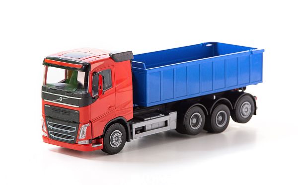 EMEK20755 - VOLVO FH 8x4 rouge porteur avec ampliroll - 1