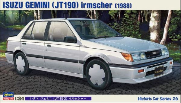 HAW21126 - ISUZU Gemini - JT190 Irmscher 1988 Blanc à assembler et à peindre - 1