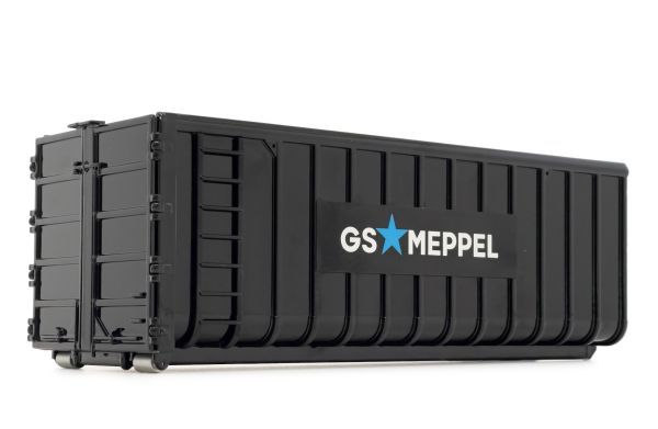 MAR2306-03-01 - Benne container HOOKLIFT 40m3 noir avec logo GS MEPPEL - 1