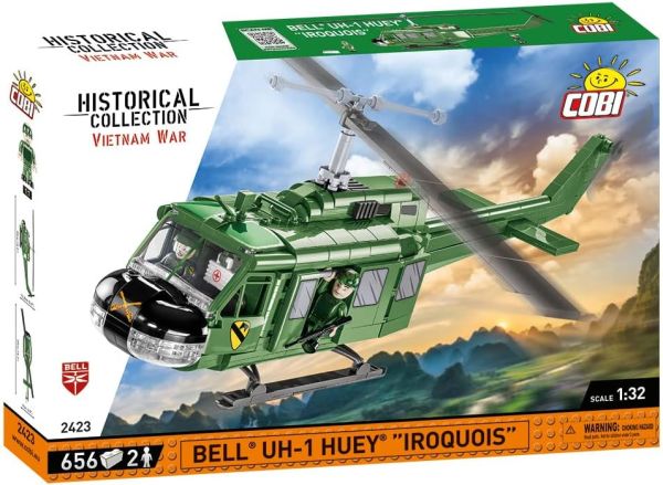 COB2423 - Hélicoptère militaire BELL UH-1 HUEY - 656 Pièces - 1