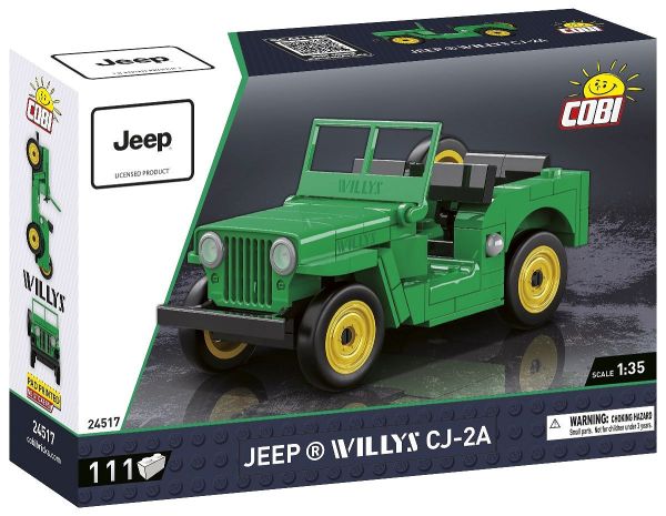 COB24517 - JEEP Willys CJ-2A vert - 111 Pièces - 1