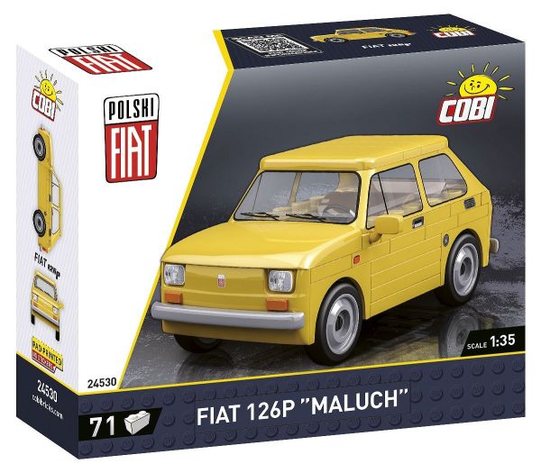 COB24530 - FIAT 126P jaune – Maluch - 71 Pièces - 1