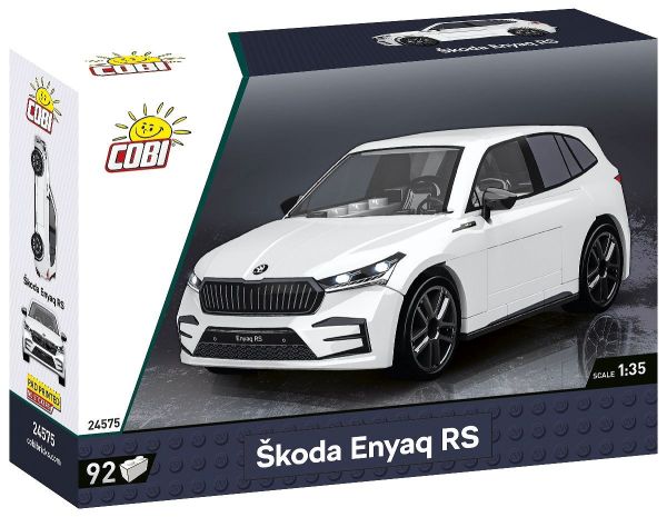 COB24575 - SKODA Enyaq RS blanc - 92 Pièces - 1