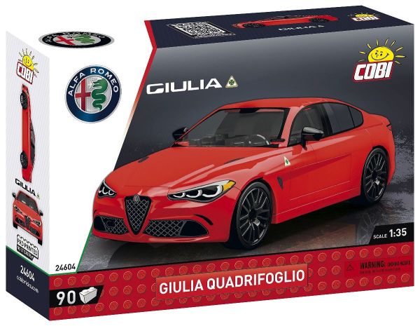 COB24604 - ALFA ROMEO Gulia Quadrifoglio rouge - 90 Pièces - 1