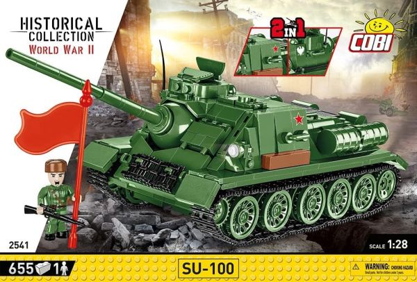 COB2541 - Char russe SU-100 - 655 Pièces - 1