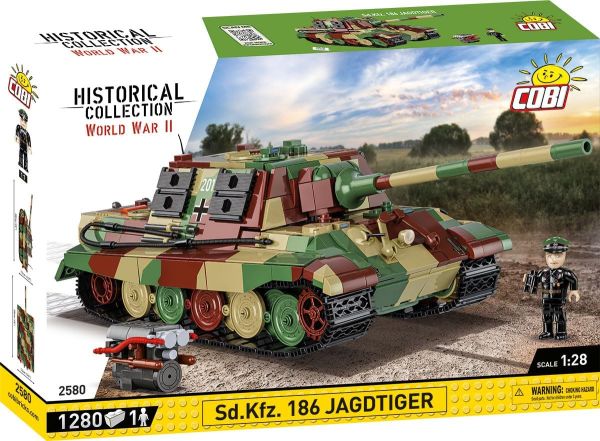 COB2580 - Char SD.KFZ. 186  JAGDTIGER – 1280 Pièces - 1