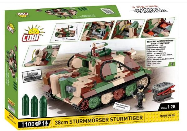 COB2585 - Canon 38cm  Sturmmorser Sturmtiger  - 1100 Pièces - 1