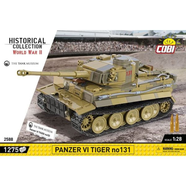 COB2588 - Char PANZER VI Tiger No.131 – 1275 Pièces - 1