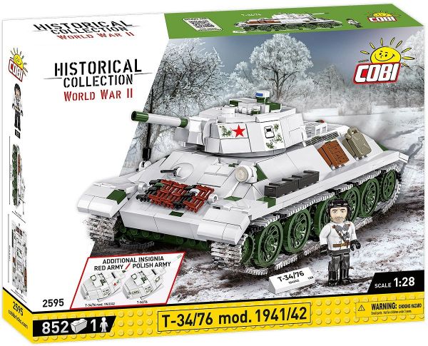 COB2595 - Char T-34/76 mod. 1941/42 - 852 Pièces - 1