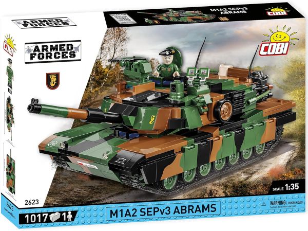 COB2623 - Char M1A2 ABRAMS SEPV3 - 1000 Pièces - 1