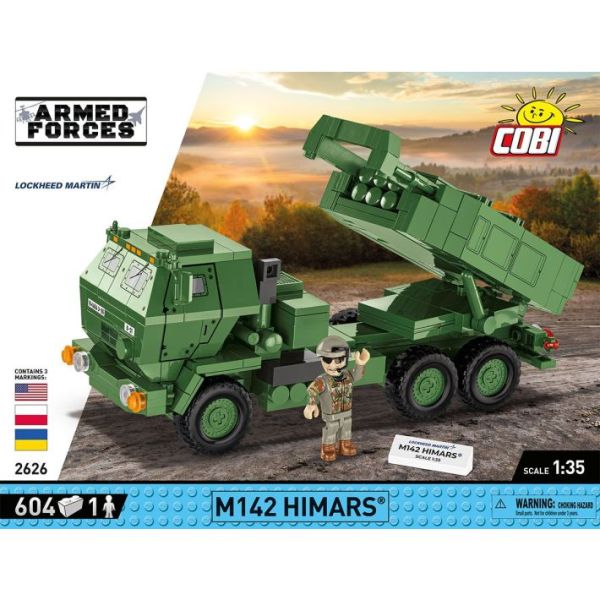 COB2626 - Véhicule militaire M142 Himars - 604 Pièces - 1